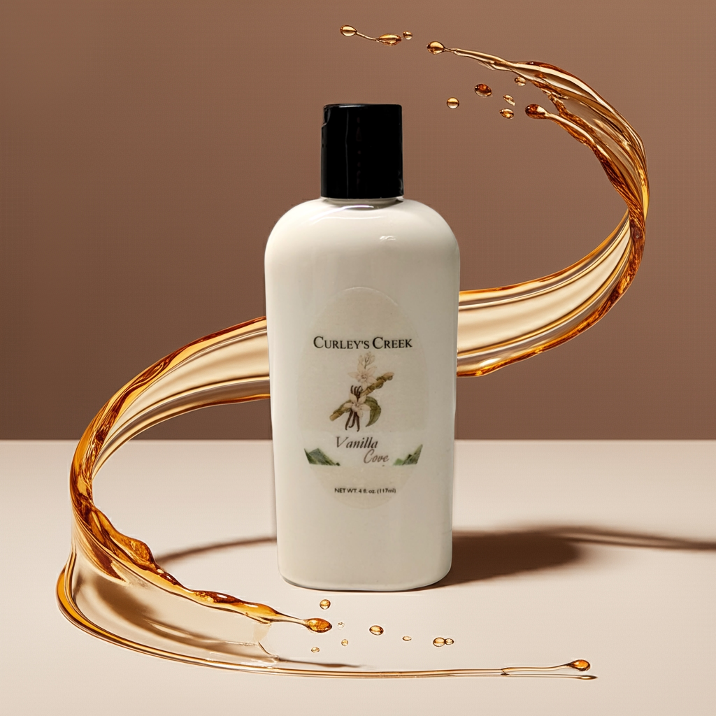 🍦Vanilla Cove | Goat Milk Lotion | Handmade Natural Skincare | 4oz | 8oz | 16oz | Nourishing & Moisturizing | Curley's Creek