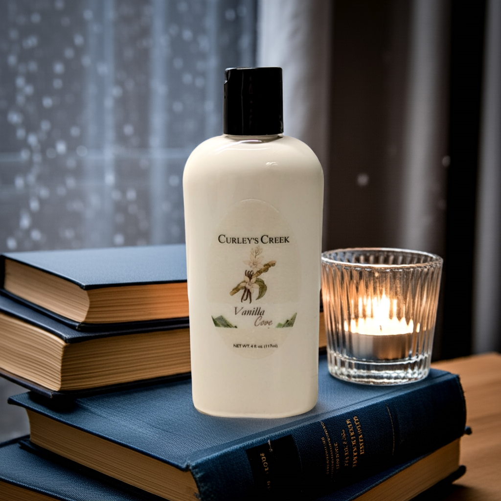 🍦Vanilla Cove | Goat Milk Lotion | Handmade Natural Skincare | 4oz | 8oz | 16oz | Nourishing & Moisturizing | Curley's Creek