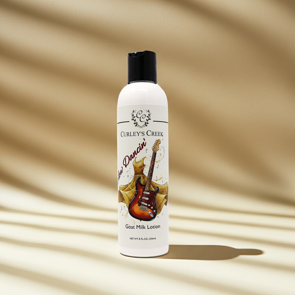 🌙 Slow Dancin’ | Goat Milk Lotion | Handmade Natural Moisturizer | 4 Ounce & 8 Ounce | Curley’s Creek