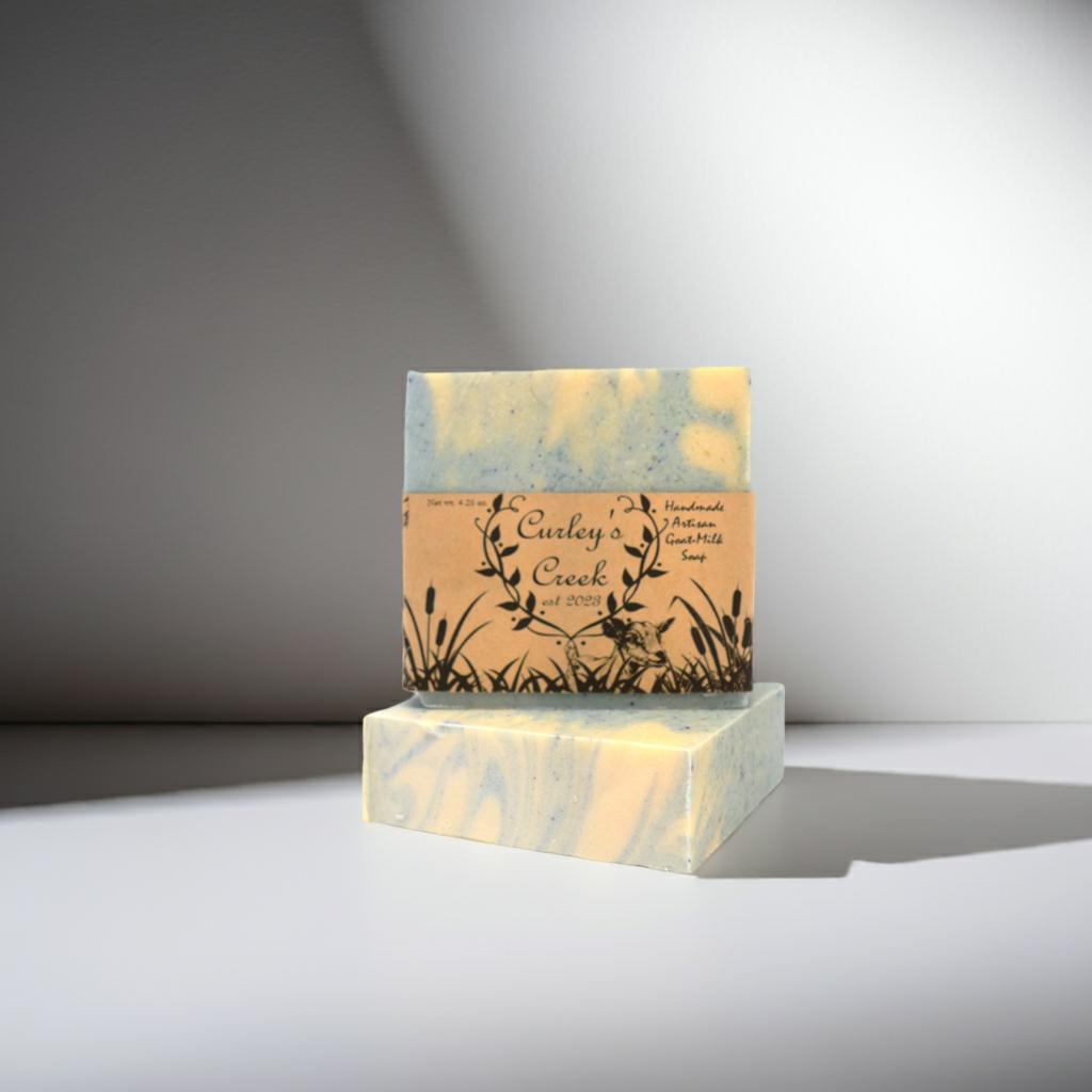 šBack Porch Breeze | Goat Milk Soap | Handmade Bar Soap | 4.25oz | Curley's Creek