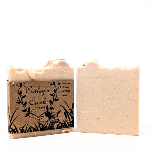 🌾 Hayride & Honey | Goat Milk Soap Bar | Handmade Natural Skincare | 4.25 Ounce | Moisturizing | Curley's Creek