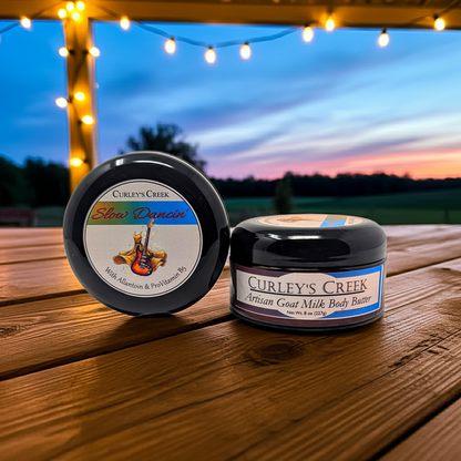 Goat Milk Body Butter | Slow Dancin' | Handmade Natural Skincare | Floral & Vanilla Glow | Curley’s Creek®