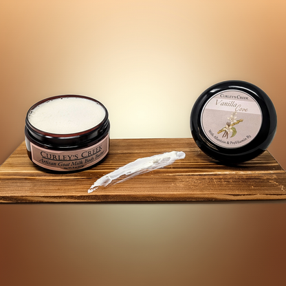 🍦Vanilla Cove | Goat Milk Body Butter | Handmade Natural Skincare | 8 Ounces | Luxurious Moisturizer | Allantoin & ProVitamin B5 | Curley's Creek