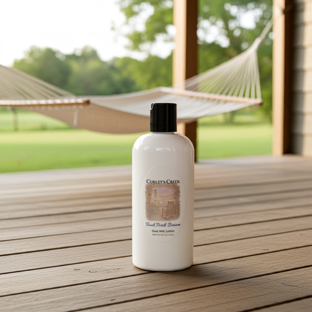 🍃 Back Porch Breeze | Goat Milk Lotion | Nourishing Handmade Body Lotion | 4oz | 8oz | Curley's Creek