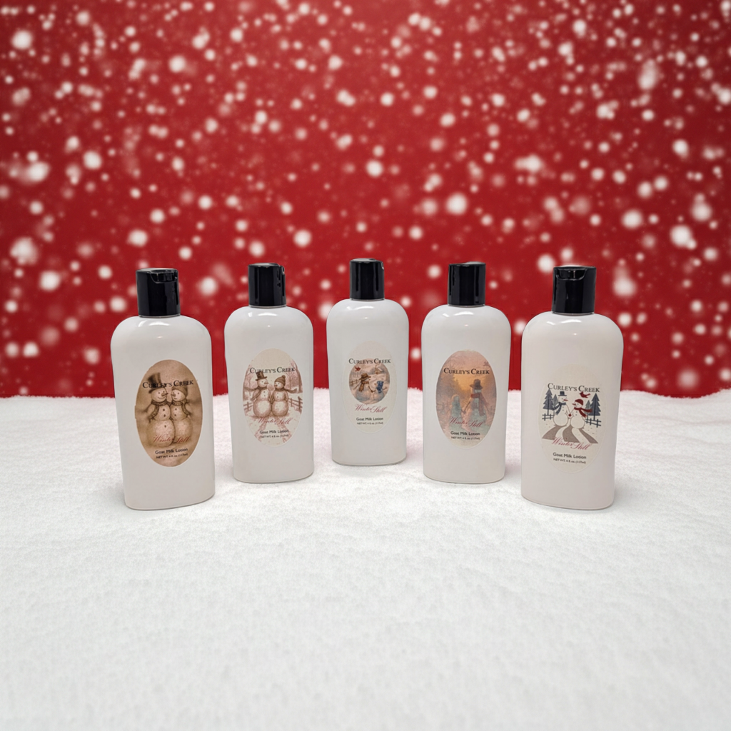 🧴 🌲 Winter Still | Goat Milk Lotion | Handmade Natural Skincare | Hydrating Winter Moisturizer | Curley’s Creek