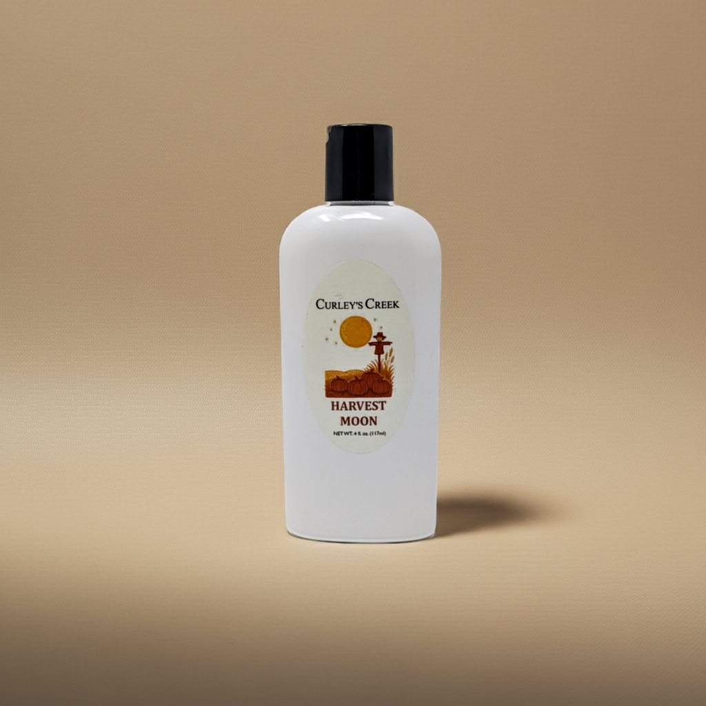 🎃 Harvest Moon | Goat Milk Lotion | Handmade Natural Skincare | 4oz | 8oz | Nourishing & Moisturizing | Curley's Creek