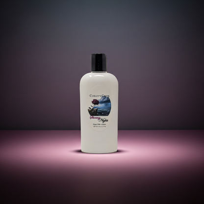 🌩️ Stormy Nights | Goat Milk Lotion | Handmade Natural Skincare | Dark Floral & Patchouli | Curley’s Creek