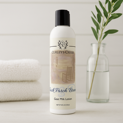 🍃 Back Porch Breeze | Goat Milk Lotion | Nourishing Handmade Body Lotion | 4oz | 8oz | Curley's Creek