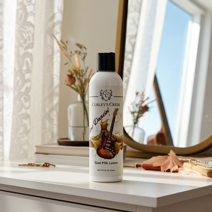 🌙 Slow Dancin’ | Goat Milk Lotion | Handmade Natural Moisturizer | 4 Ounce & 8 Ounce | Curley’s Creek