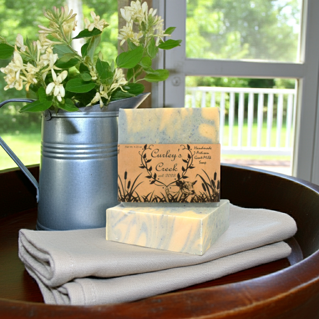 🍃Back Porch Breeze | Goat Milk Soap | Handmade Bar Soap | 4.25oz | Curley's Creek