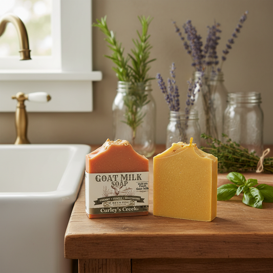 Goat Milk Soap | Creekside Orchard | Handmade Natural Skincare | Bright Citrus & Berry | Curley’s Creek®