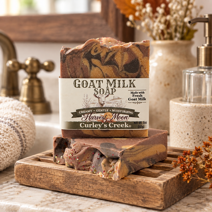 Goat Milk Soap | Harvest Moon | Handmade Natural Skincare | Curley's Creek®