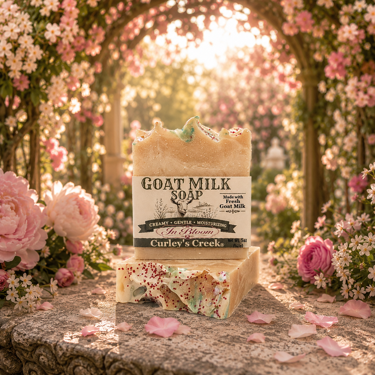Goat Milk Soap | In Bloom | Handmade Natural Skincare | Curley's Creek®