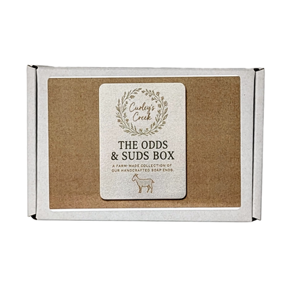 🌿 Odds and Suds Box | Goat Milk Soap Variety | Handmade Natural Skincare | 1.5 Pound Assortment | Curley’s Creek