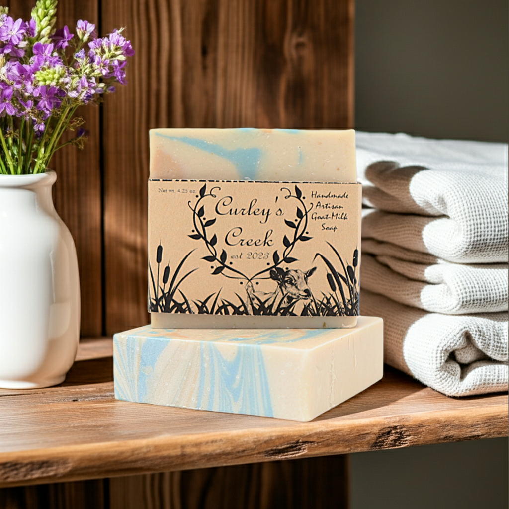 🌙 Slow Dancin’ | Goat Milk Soap Bar | Handmade Natural Skincare | 4.25 Ounce | Romantic | Curley’s Creek