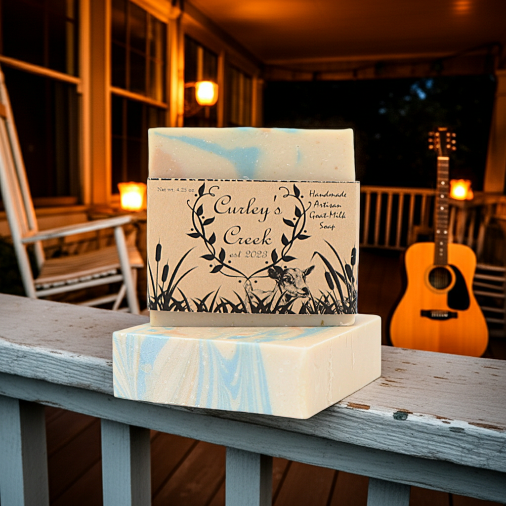 🌙 Slow Dancin’ | Goat Milk Soap Bar | Handmade Natural Skincare | 4.25 Ounce | Romantic | Curley’s Creek