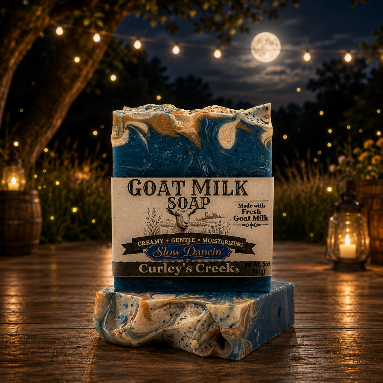 Goat Milk Soap | Slow Dancin' | Handmade Natural Skincare | Romantic Floral & Vanilla | Curley’s Creek®