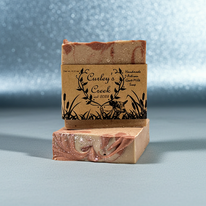 🧼 🌲 Winter Still | Goat Milk Soap Bar | Handmade Natural Skincare | 4.25 Ounce | Winter Fresh | Curley’s Creek
