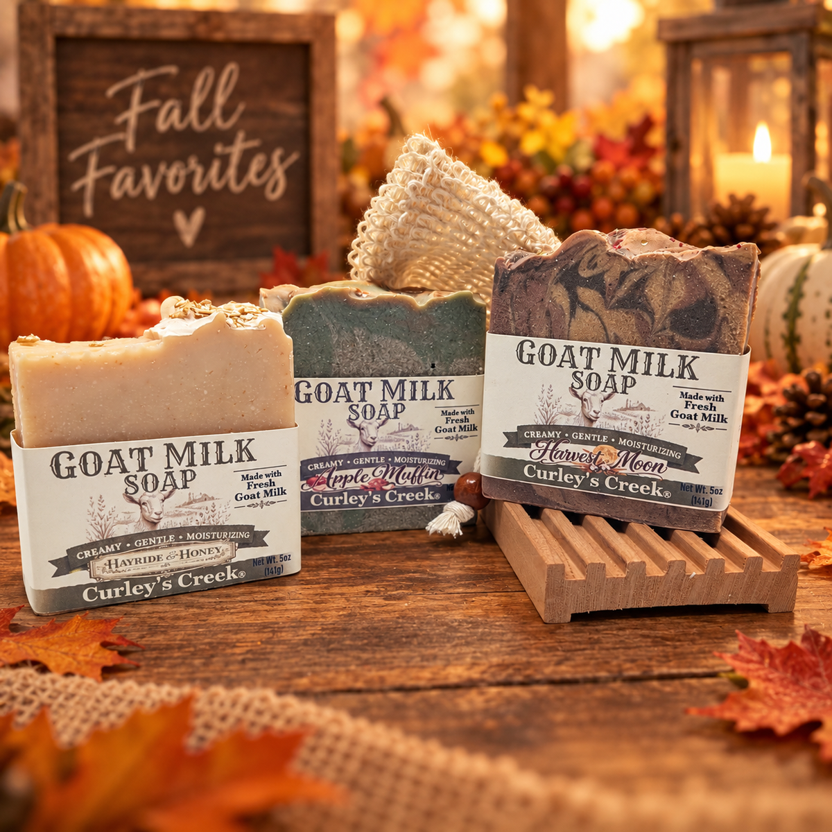 Goat Milk Soap Bundle | 🍂 Fall Favorites | Curley's Creek®