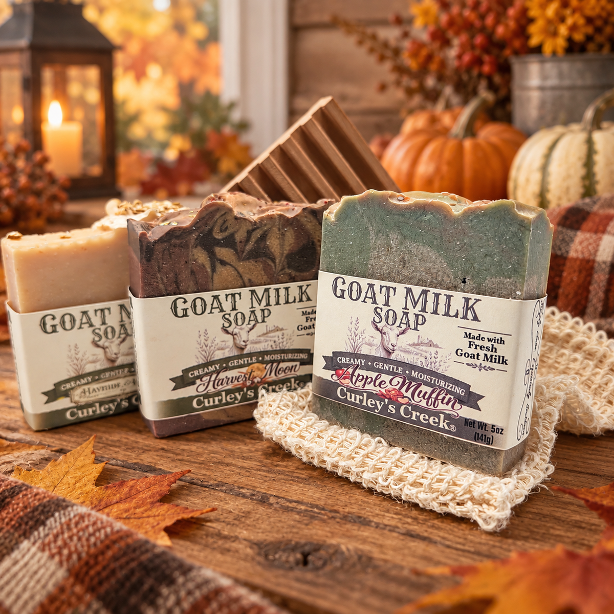 Goat Milk Soap Bundle | 🍂 Fall Favorites | Curley's Creek®