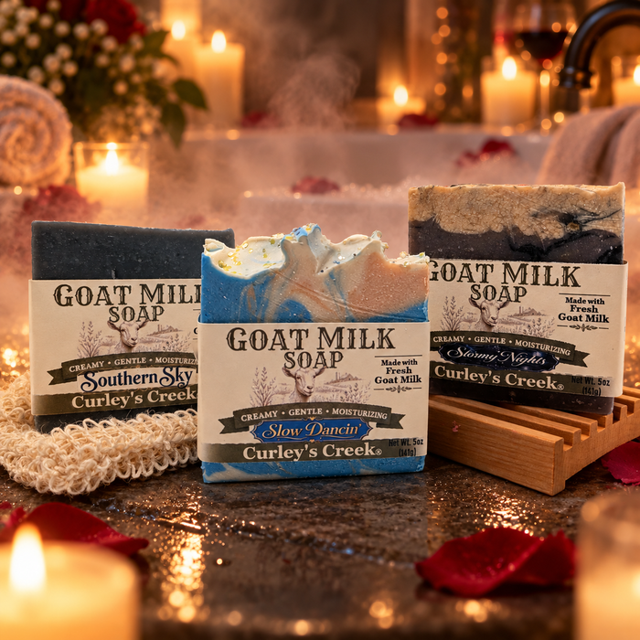 Goat Milk Soap Bundle | 🌙 Date Night Bundle | Curley's Creek®