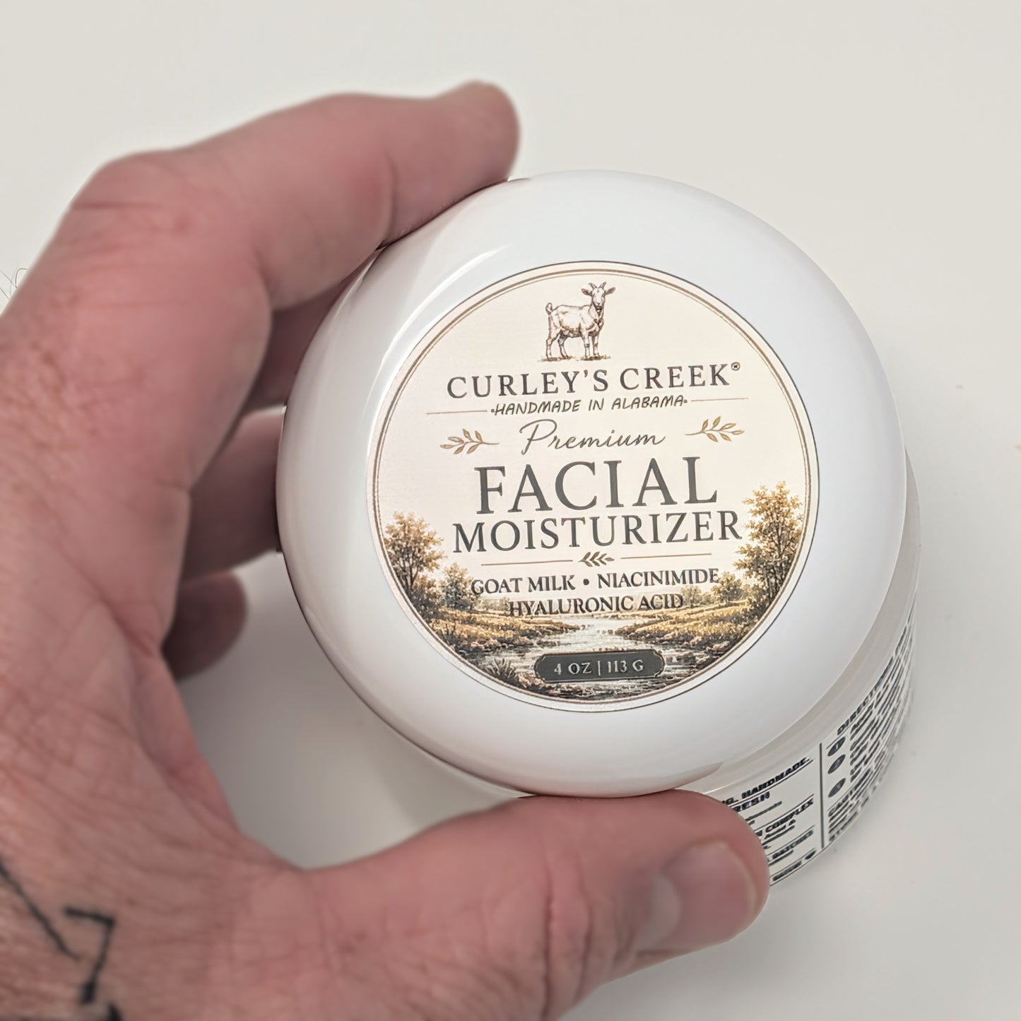 Premium Goat Milk Facial Moisturizer | Deep Hydration Face Cream | Curley’s Creek®