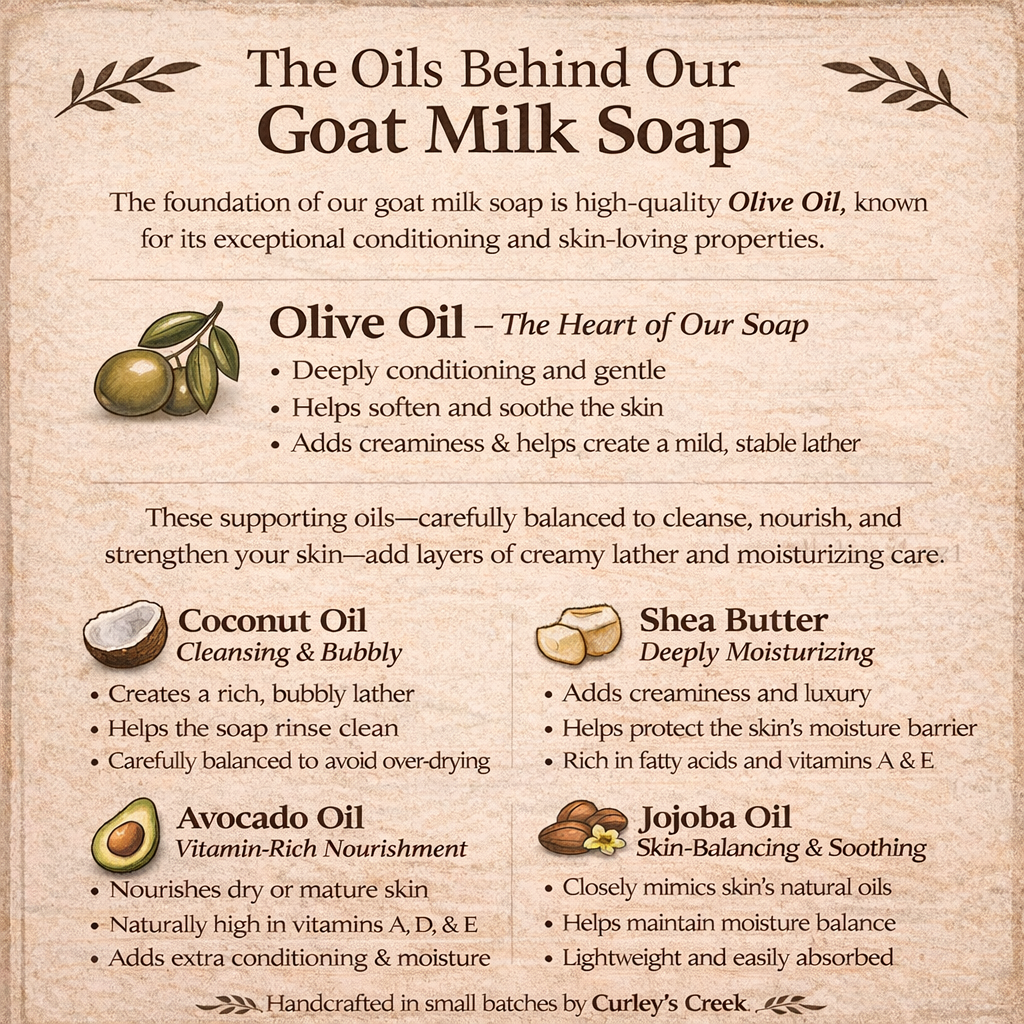 Goat Milk Soap | TreeStand | Unscented Hunter's Soap | Natural Handmade Skincare | Curley's Creek®