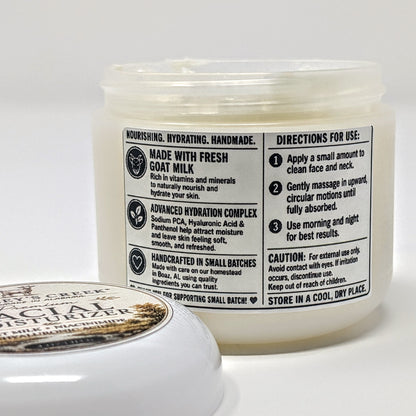 Premium Goat Milk Facial Moisturizer | Deep Hydration Face Cream | Curley’s Creek®