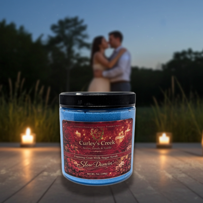 Goat Milk Foaming Sugar Scrub | Slow Dancin' | Handmade Natural Skincare | Curley’s Creek®
