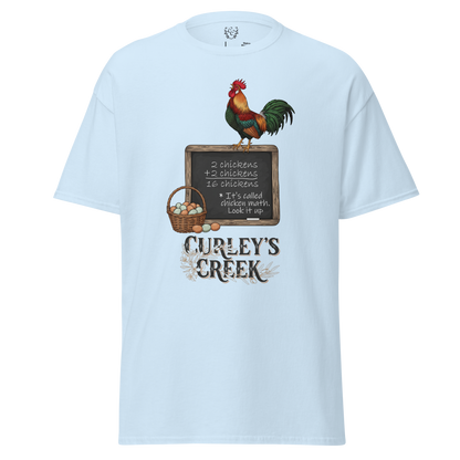 🐔 Chicken Math | Unisex 100% Cotton Tee | Curley's Creek