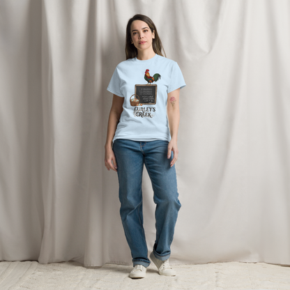 🐔 Chicken Math | Unisex 100% Cotton Tee | Curley's Creek